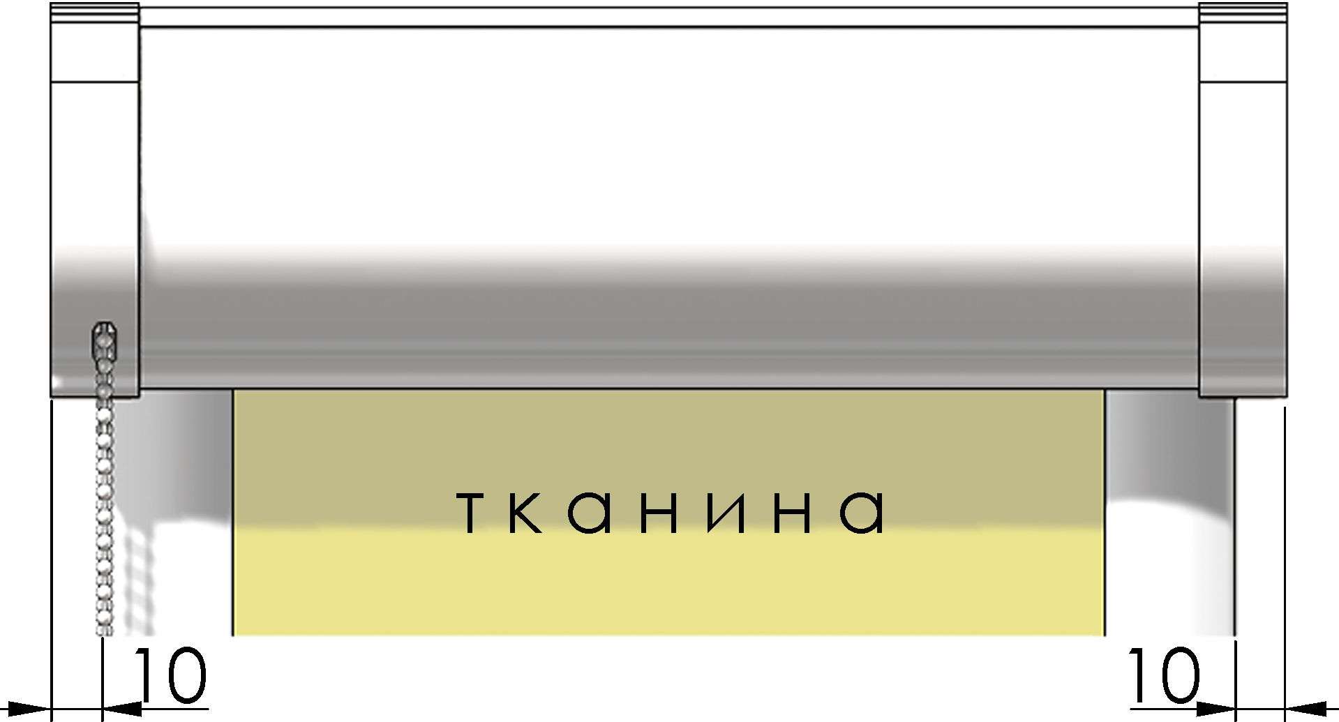 Система закрытого типа с П-образными направляющими